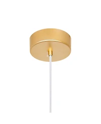 Cwi Lighting 98" Metal Iris 1 Light Mini Pendant