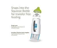 Kiinde Twist Active Latch Nipple - Medium Flow (2-pack)