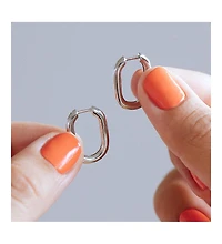 Ana Luisa Silver Hoop Earrings - Rox Small