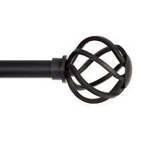 Kenney Cage 5/8 Inch Decorative Curtain Rod for Stylish Home Decor
