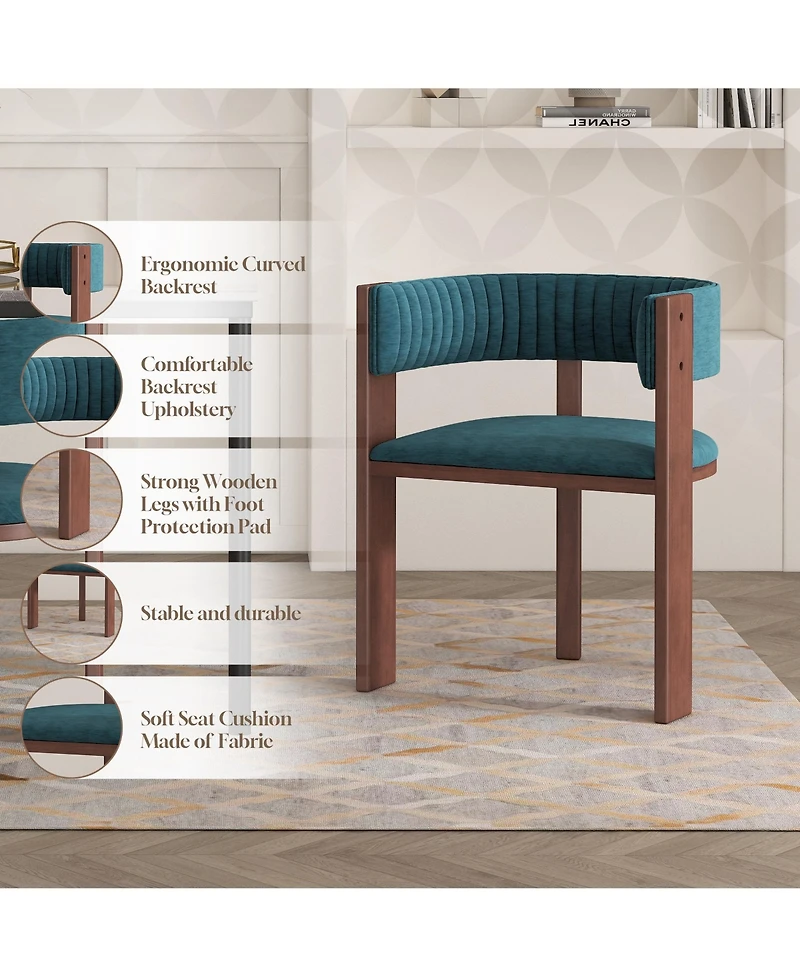 Wooden dining chairs set of 2 room chair for kitchen, home, living room,