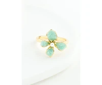 Hope in Bloom Ring in Mint