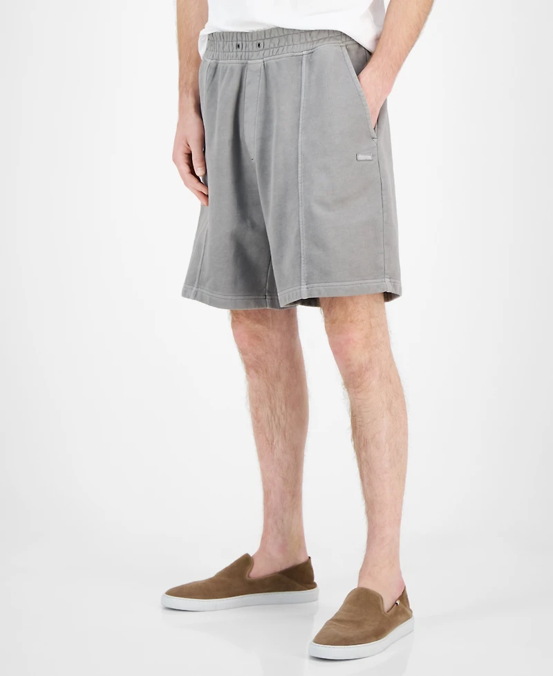 Hugo by Boss Men's Nuralpo Elastic Waist French Terry 7-2/3" Shorts