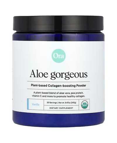 Ora Aloe Gorgeous Plant-Based Collagen-Boosting Powder Vanilla