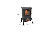 Slickblue Infrared Electric Fireplace Heater - Electric Fireplace Stove for Home Heating
