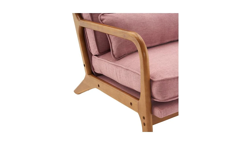 Slickblue Upholstered Single Lounge Chair, Stylish Indoor Accent Chair for Living Room