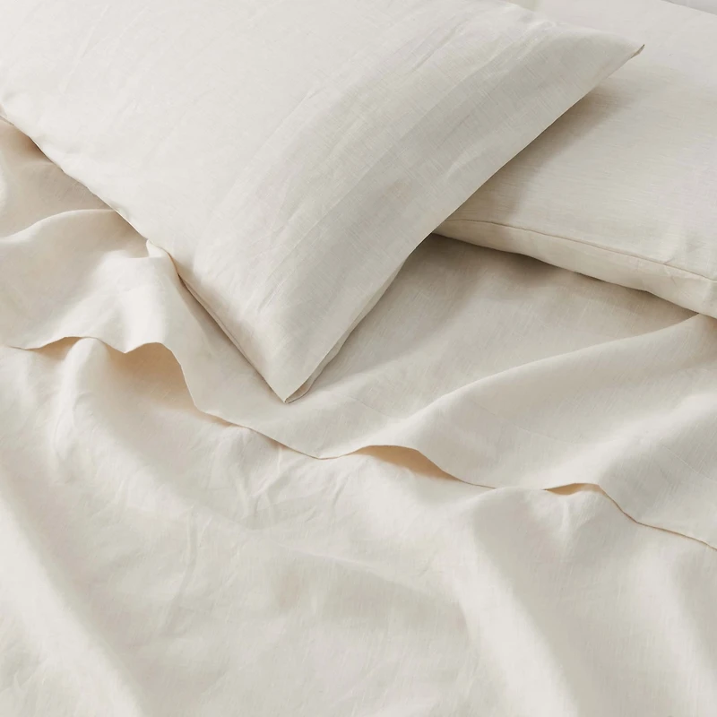 100% European Flax Linen Pillowcase Set