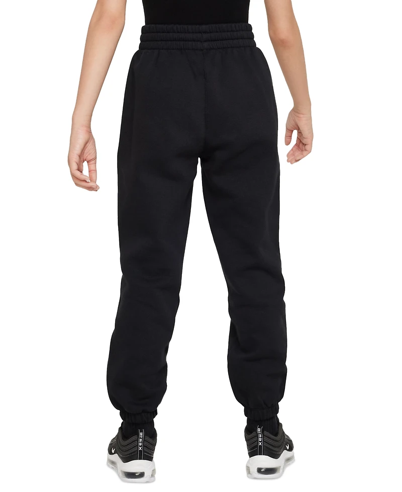 Nike Big Girls Sportswear Club Fleece Loose Logo Joggers