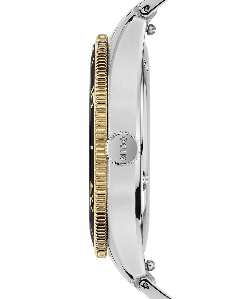 Mido Men's Swiss Automatic Ocean Star Captain Stainless Steel Bracelet Watch 39mm
