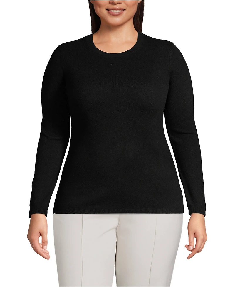 Lands' End Plus Cashmere Sweater