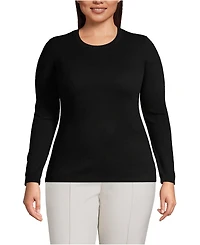 Lands' End Plus Cashmere Sweater