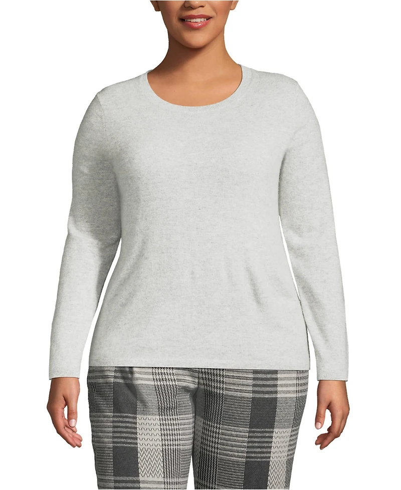 Lands' End Plus Cashmere Sweater