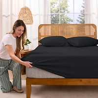 Bare Home Organic Cotton Jersey Fitted Sheet