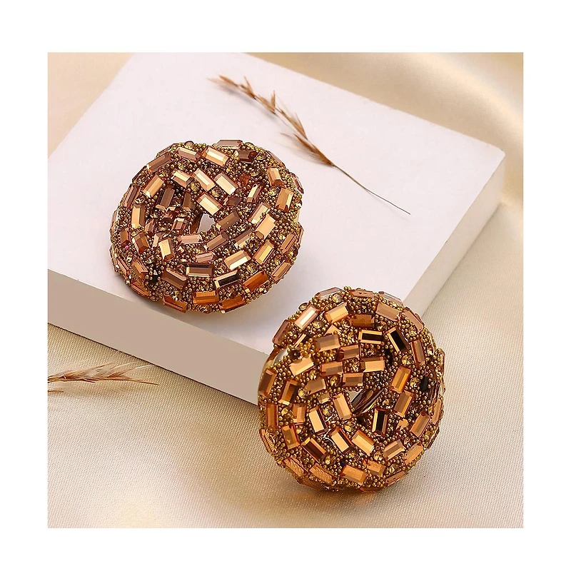Sohi Women's The Nodum Stud Earrings