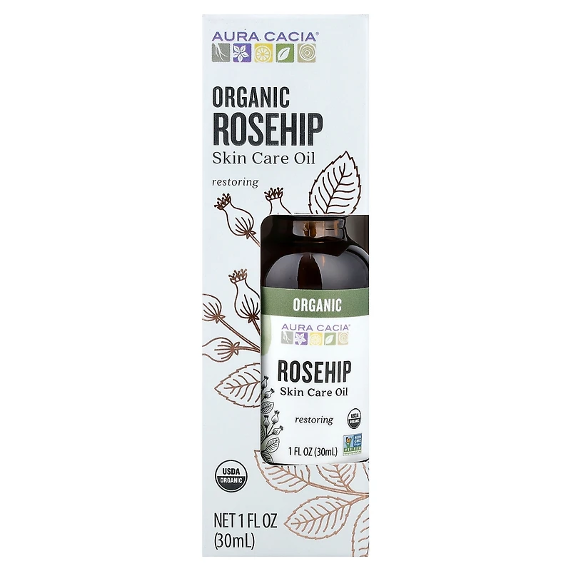 Aura Cacia Skin Care Oil Organic Rosehip