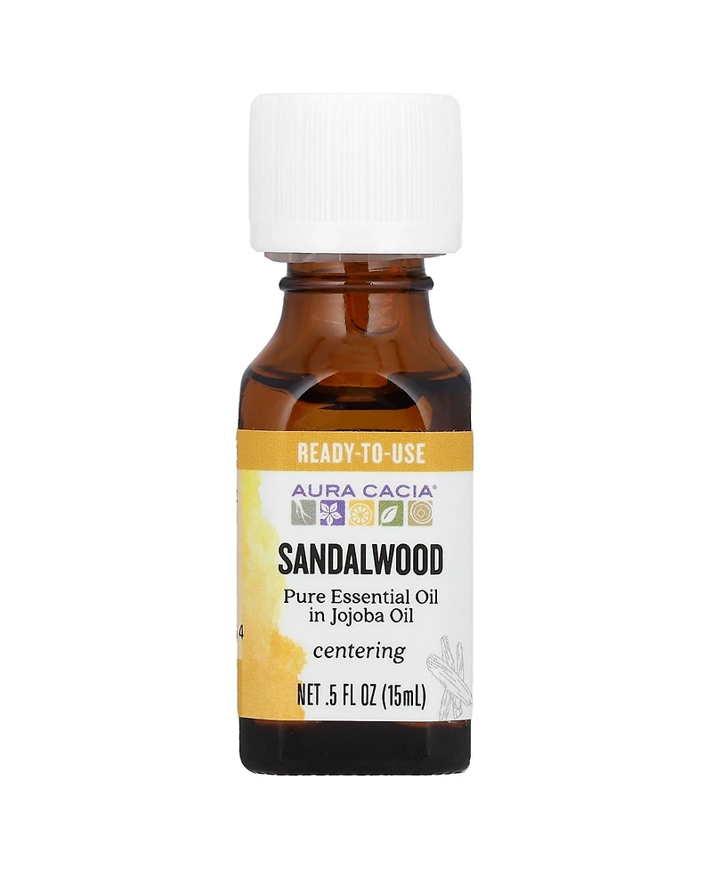 Aura Cacia Pure Essential Oil in Jojoba Oil Sandalwood