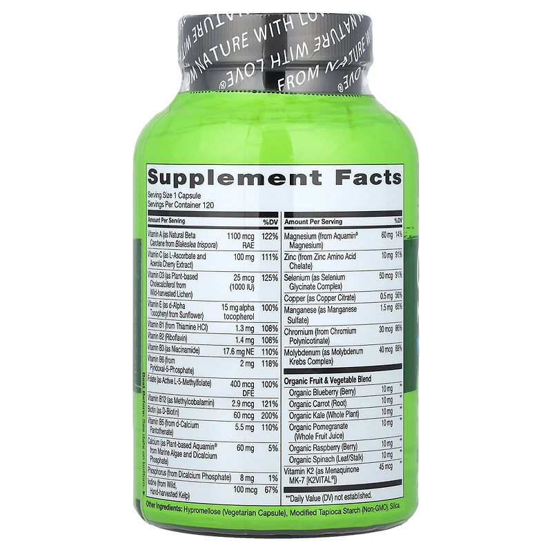Naturelo One Daily Multivitamin For Men 50+