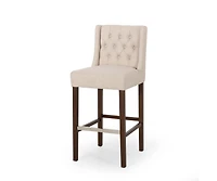 Set of 2 Counter Height Bar Stool with Backrest,Bar Chairs for Kitchen Island or Home Bar-The Pop