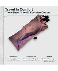 Cocoon - Premium TravelSheet Egyptian Cotton