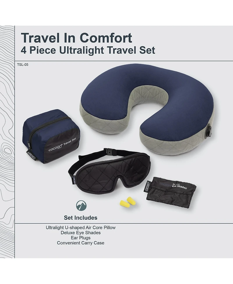 Cocoon -Premium - 4 Piece Ultralight Travel Set