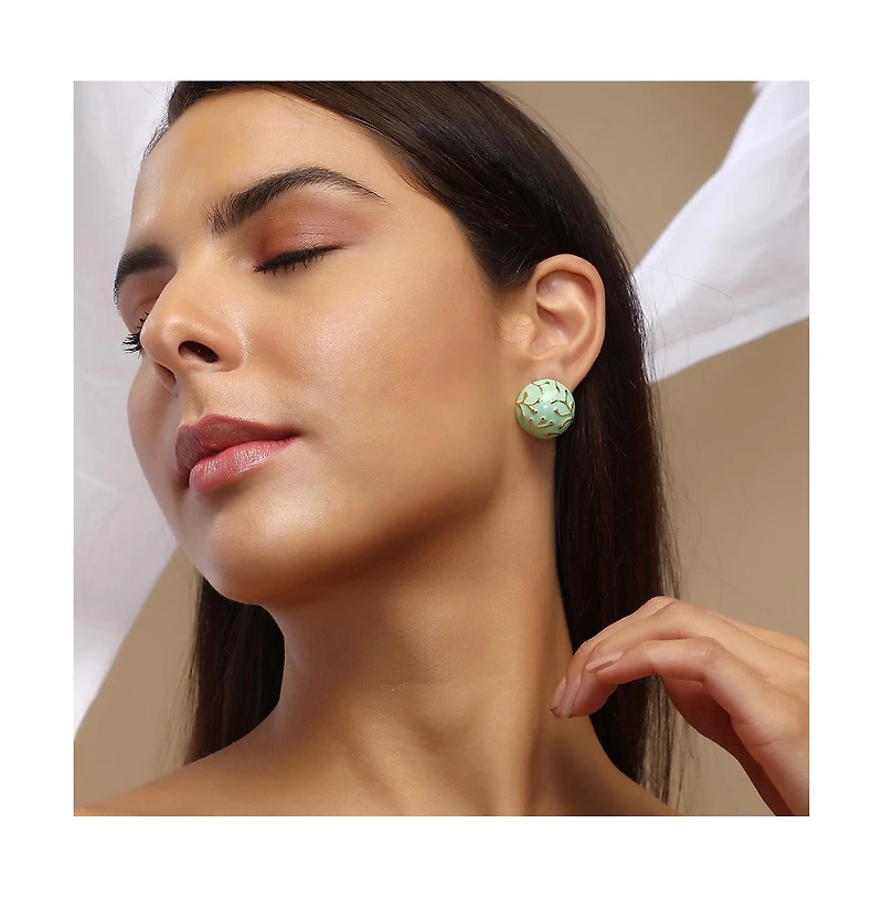 Sohi Women's The Twig Stud Earrings