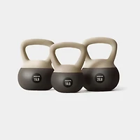 WeGym Soft Kettlebell 3pc Set - 10, 15, & 20 lbs