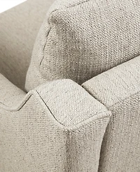 Martha Stewart Collection 30" Wood Christian Wide Swivel Armchair