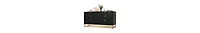 Dresser For Bedroom, Large 6 Drawer Dresser Organizer With Golden Metal Handle And Legs, Modern Chest Of Drawers, Large Dresser For Closet, Hallway, L
