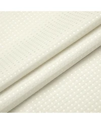 Awesome Home Textured Waffle Weave with Snap Liner and 12 Hooks