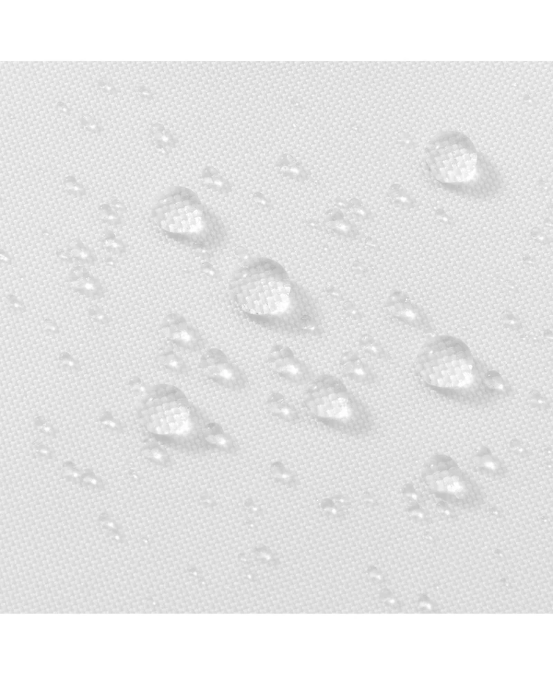 Awesome Home Textured Waffle Weave with Snap Liner and 12 Hooks, 71"X72"