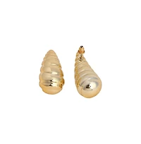 Sohi Women's The Medium Shell Stud Earrings