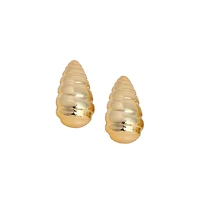 Sohi Women's The Medium Shell Stud Earrings
