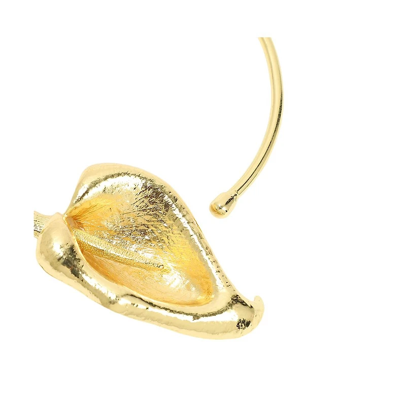 Sohi Women's The Water Lily Torque Necklace