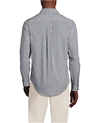 Lands' End Men's Traditional Fit Long Sleeve Travel Kit Shirt