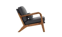 Slickblue Upholstered Bronzing Cloth Lounge Chair, Elegant Single Seat for Indoor Relaxation