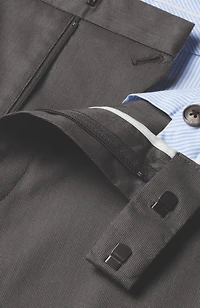 Charles Tyrwhitt Men's Slim Fit Smart Texture Pants