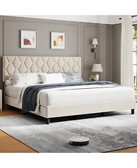 gaomon Bed Frame, Size Upholstered Bed Frame, Size Heavy-Duty Platform Bed Frame