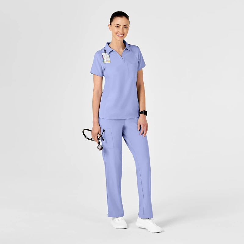 Wink Women's W123 Collar Scrub Top