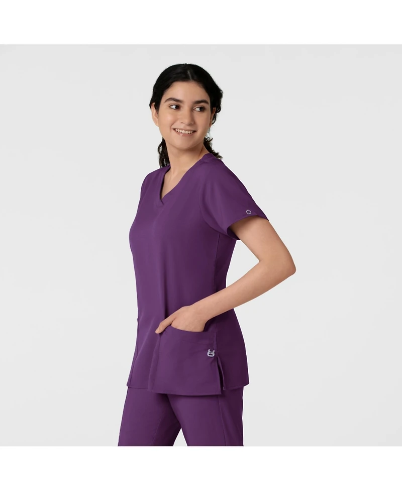 Wink Women's W123 Basic V-Neck Scrub Top