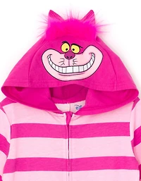 Disney Alice Wonderland Cheshire Cat Zip Up Coverall Tail