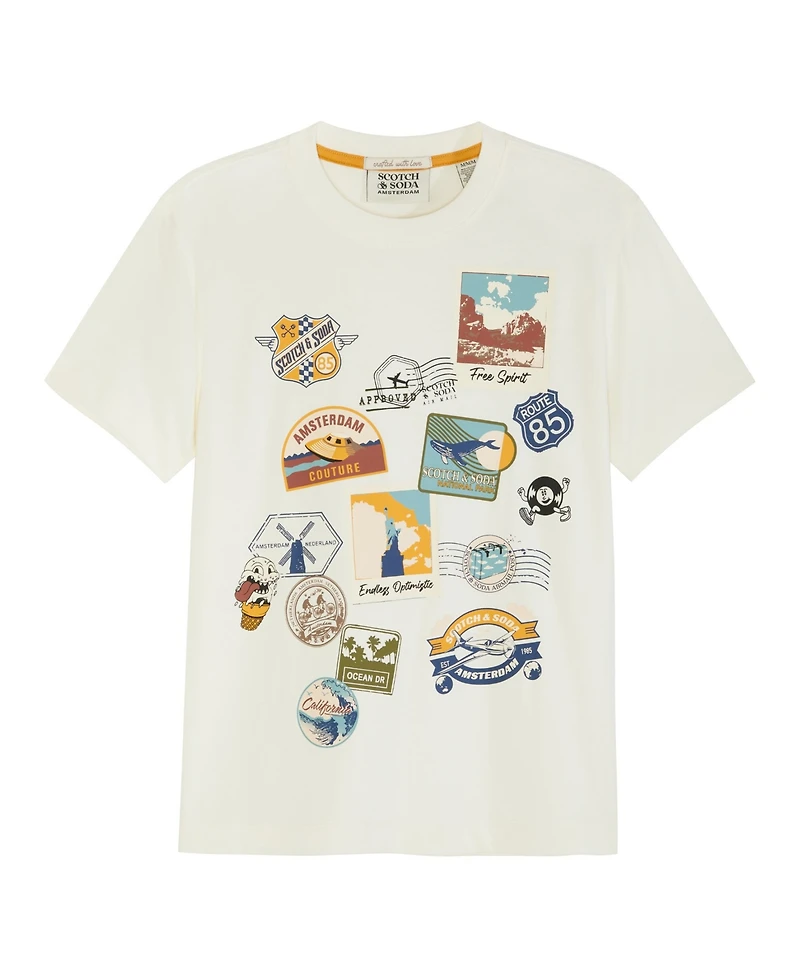 Scotch & Soda Big Boys Short Sleeve Graphic Tee