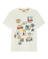Scotch & Soda Big Boys Short Sleeve Graphic Tee