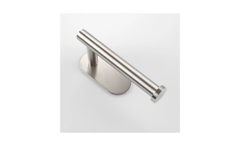 Slickblue Stainless Steel Toilet Paper Holder Adhensive Tissue Paper Roll Holder for Bathroom