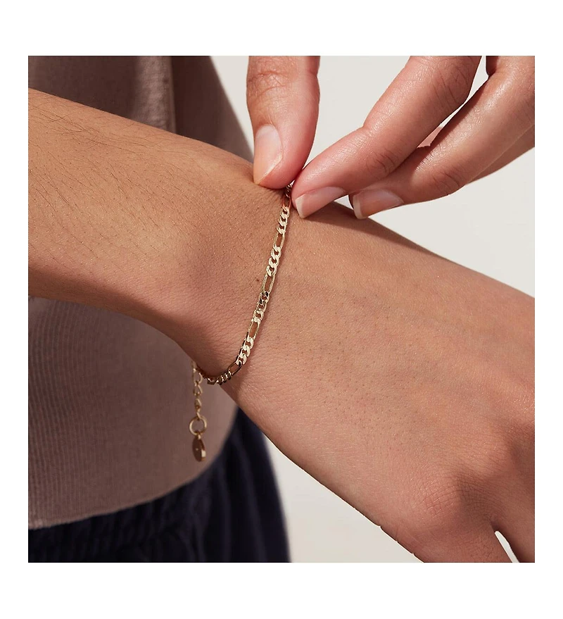 Ana Luisa Figaro Chain Bracelet - Elijah Regular
