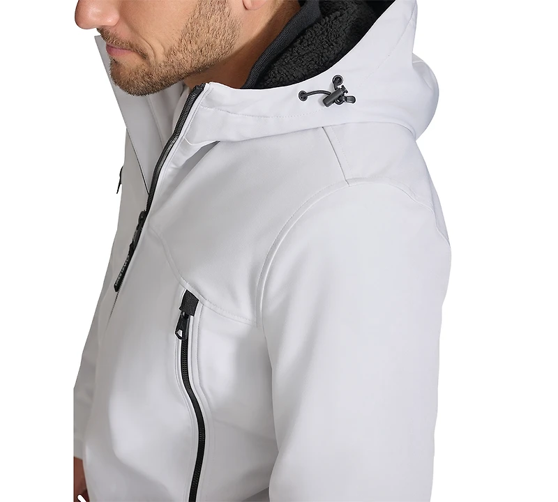 Calvin Klein Men's Sherpa Lined Infinite Stretch Soft Shell Jacket