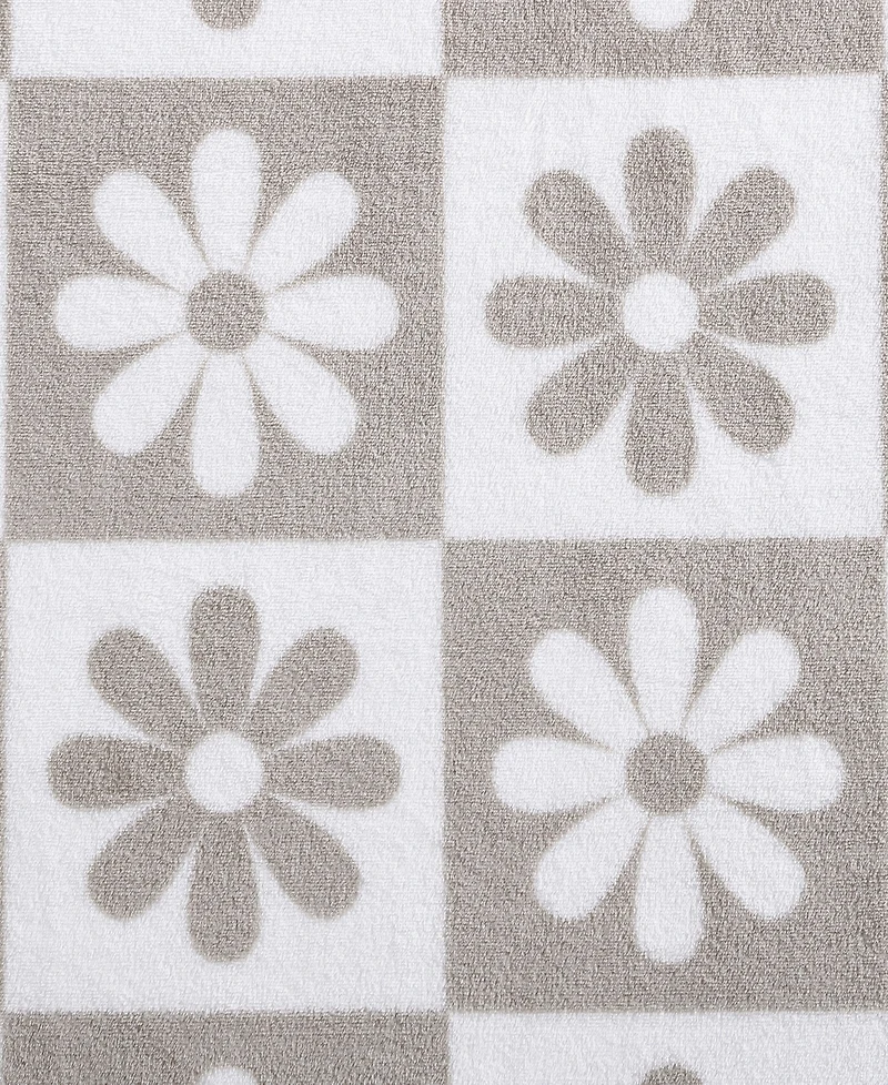 Betsey Johnson Daisy Check Ultra Soft Plush Fleece Blanket, Full/Queen