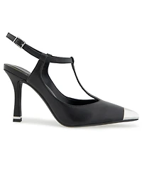 Kenneth Cole New York Women's Romi Cap Toe T-Strap Pumps