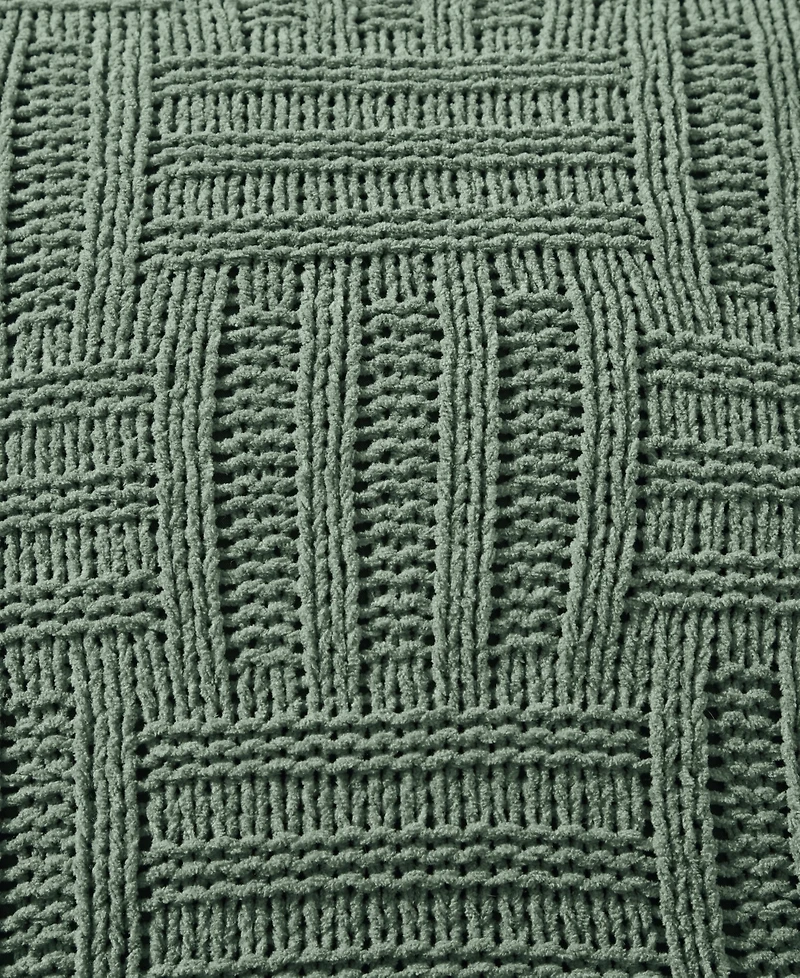Tommy Bahama Home Chain Basket Knit Decorative Pillow, 20" x