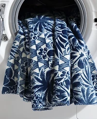 Closeout! Tommy Bahama Home Lanikai Fronds Flannel Blanket