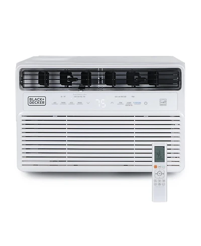 Black+Decker 12,000 Btu Inverter Window Air Conditioner Units for Up To 550 Sq. Ft., Energy Star Rated with Remote Control
